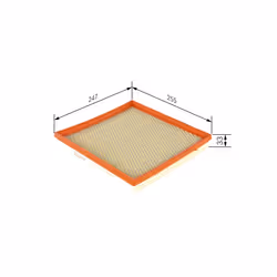 Filtre à air BOSCH F 026 400 385 - Vue supplémentaire 7