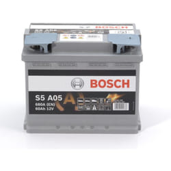 Bosch - Batterie de démarrage Auto S5 agm S5A05 12V 60Ah 680 a en - Compatible Start-Stop