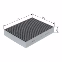 Filtre d'habitacle (filtre à pollen) BOSCH 1 987 435 503 - Vue supplémentaire 6