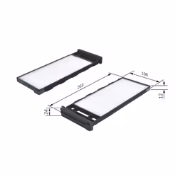 Filtre d'habitacle (filtre à pollen) BOSCH 1 987 435 006 - Vue supplémentaire 6