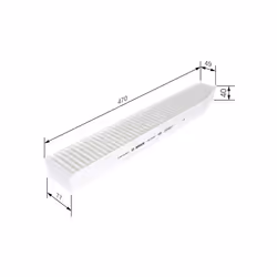 Filtre d'habitacle (filtre à pollen) BOSCH 1 987 435 007 - Vue supplémentaire 6