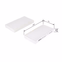 Filtre d'habitacle (filtre à pollen) BOSCH 1 987 435 008 - Vue supplémentaire 6