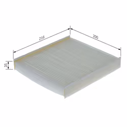 Filtre d'habitacle (filtre à pollen) BOSCH 1 987 435 011 - Vue supplémentaire 6