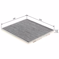 Filtre d'habitacle (filtre à pollen) BOSCH 1 987 435 516 - Vue supplémentaire 6