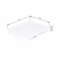 Filtre d'habitacle (filtre à pollen) BOSCH 1 987 435 003 - Vue supplémentaire 7