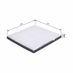 Filtre d'habitacle (filtre à pollen) BOSCH 1 987 435 013 - Vue supplémentaire 7
