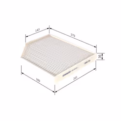 Filtre d'habitacle (filtre à pollen) BOSCH 1 987 435 016 - Vue supplémentaire 6