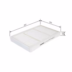Filtre, air de l'habitacle BOSCH 1 987 435 004 - Vue supplémentaire 4