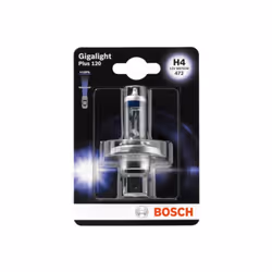 Ampoule halogène BOSCH H4 Gigalight Plus 120% 12V, 60/55W, 1 pièce