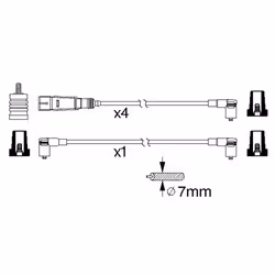 Faisceau d'allumage BOSCH 0 986 356 343 - Vue supplémentaire 6