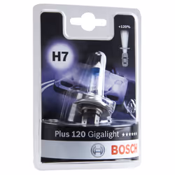 Ampoule halogène BOSCH H7 Gigalight Plus 120% 12V, 55W, 1 pièce