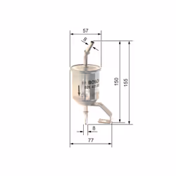 Filtre à carburant BOSCH F 026 403 026 - Vue supplémentaire 5