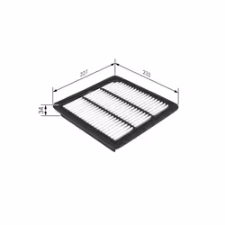 Filtre à air BOSCH F 026 400 407 - Vue supplémentaire 7