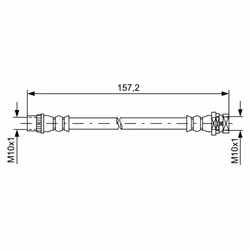 Flexible de frein BOSCH 1 987 481 624