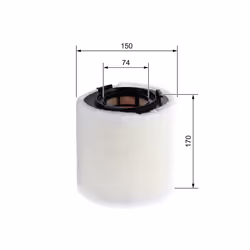Filtre à air BOSCH F 026 400 391 - Vue supplémentaire 7