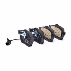 BOSCH 0 986 495 241 Jeu de plaquettes de frein Low-Metallic avec palpeur d'usure intégré avec clip de piston, avec tôle anti-bruit AUDI: A4 B7 Berline - Vue supplémentaire 2