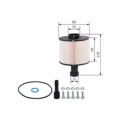 Filtre à carburant BOSCH F 026 402 825 - Vue supplémentaire 7