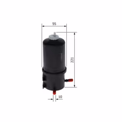Filtre à carburant BOSCH F 026 402 828 - Vue supplémentaire 7