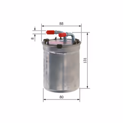Filtre à carburant BOSCH F 026 402 835 - Vue supplémentaire 6