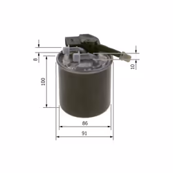 Filtre à carburant BOSCH F 026 402 839 - Vue supplémentaire 7