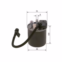 Filtre à carburant BOSCH F 026 402 841 - Vue supplémentaire 8