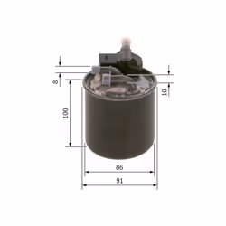 Filtre à carburant BOSCH F 026 402 843 - Vue supplémentaire 7