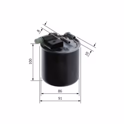 Filtre à carburant BOSCH F 026 402 844 - Vue supplémentaire 6