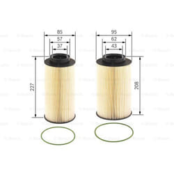 Filtre à carburant BOSCH F 026 402 146