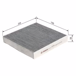 Filtre d'habitacle (filtre à pollen) BOSCH 1 987 435 031 - Vue supplémentaire 6