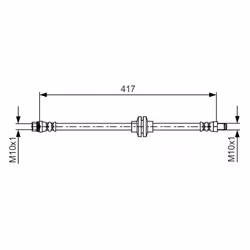 Flexible de frein BOSCH 1 987 481 626