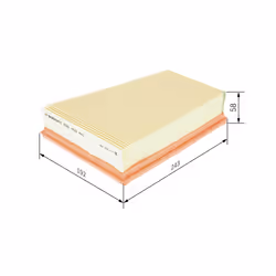 Filtre à air BOSCH F 026 400 441 - Vue supplémentaire 7