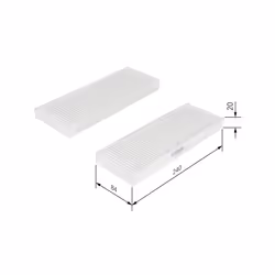 Filtre d'habitacle (filtre à pollen) BOSCH 1 987 435 033 - Vue supplémentaire 6