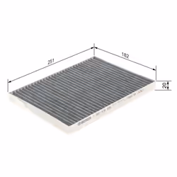 Filtre d'habitacle (filtre à pollen) BOSCH 1 987 435 529 - Vue supplémentaire 6