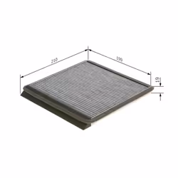 Filtre d'habitacle (filtre à pollen) BOSCH 1 987 435 533 - Vue supplémentaire 6