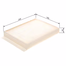 Filtre d'habitacle (filtre à pollen) BOSCH 1 987 435 058 - Vue supplémentaire 7