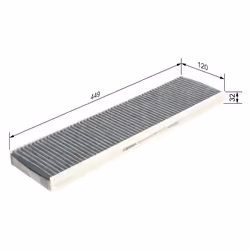 Filtre d'habitacle (filtre à pollen) BOSCH 1 987 435 537 - Vue supplémentaire 6