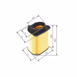 Filtre à air BOSCH F 026 400 480 - Vue supplémentaire 7