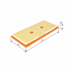 Filtre à air BOSCH F 026 400 482 - Vue supplémentaire 7