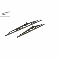 Balai d'essuie-glace BOSCH 3 397 010 405, Twin, 550+400mm, Avant, 2 pièce - Vue supplémentaire 4