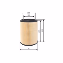 Filtre à air BOSCH F 026 400 411