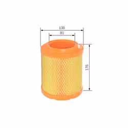 Filtre à air BOSCH F 026 400 413 - Vue supplémentaire 6
