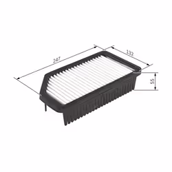 Filtre à air BOSCH F 026 400 414 - Vue supplémentaire 7