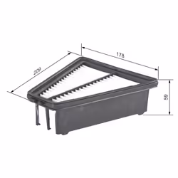 Filtre à air BOSCH F 026 400 417 - Vue supplémentaire 7