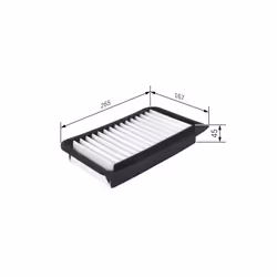 Filtre à air BOSCH F 026 400 420 - Vue supplémentaire 7