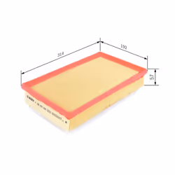 Filtre à air BOSCH F 026 400 434 - Vue supplémentaire 7