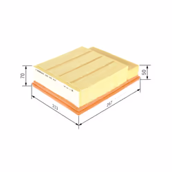 Filtre à air BOSCH F 026 400 437 - Vue supplémentaire 7