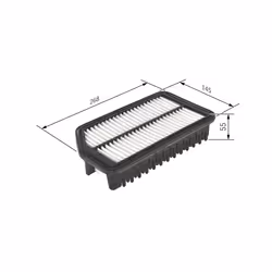 Filtre à air BOSCH F 026 400 445 - Vue supplémentaire 7