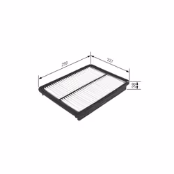 Filtre à air BOSCH F 026 400 448 - Vue supplémentaire 6