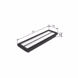 Filtre à air BOSCH F 026 400 455 - Vue supplémentaire 6