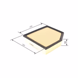 Filtre à air BOSCH F 026 400 456 - Vue supplémentaire 7